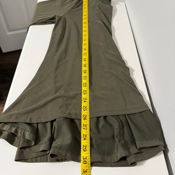 Umgee Top Size Small Tunic Army Green Longline Lagenlook Relaxed Stretch Modal - Picture 9 of 10